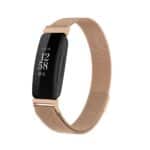 Bracelet Milanais en acier inoxydable pour montre connectée Fitbit Inspire 3