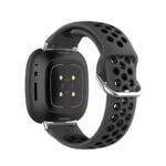 Bracelet de Sport pour Fitbit Sense, en Silicone, pour Fitbit Versa black black