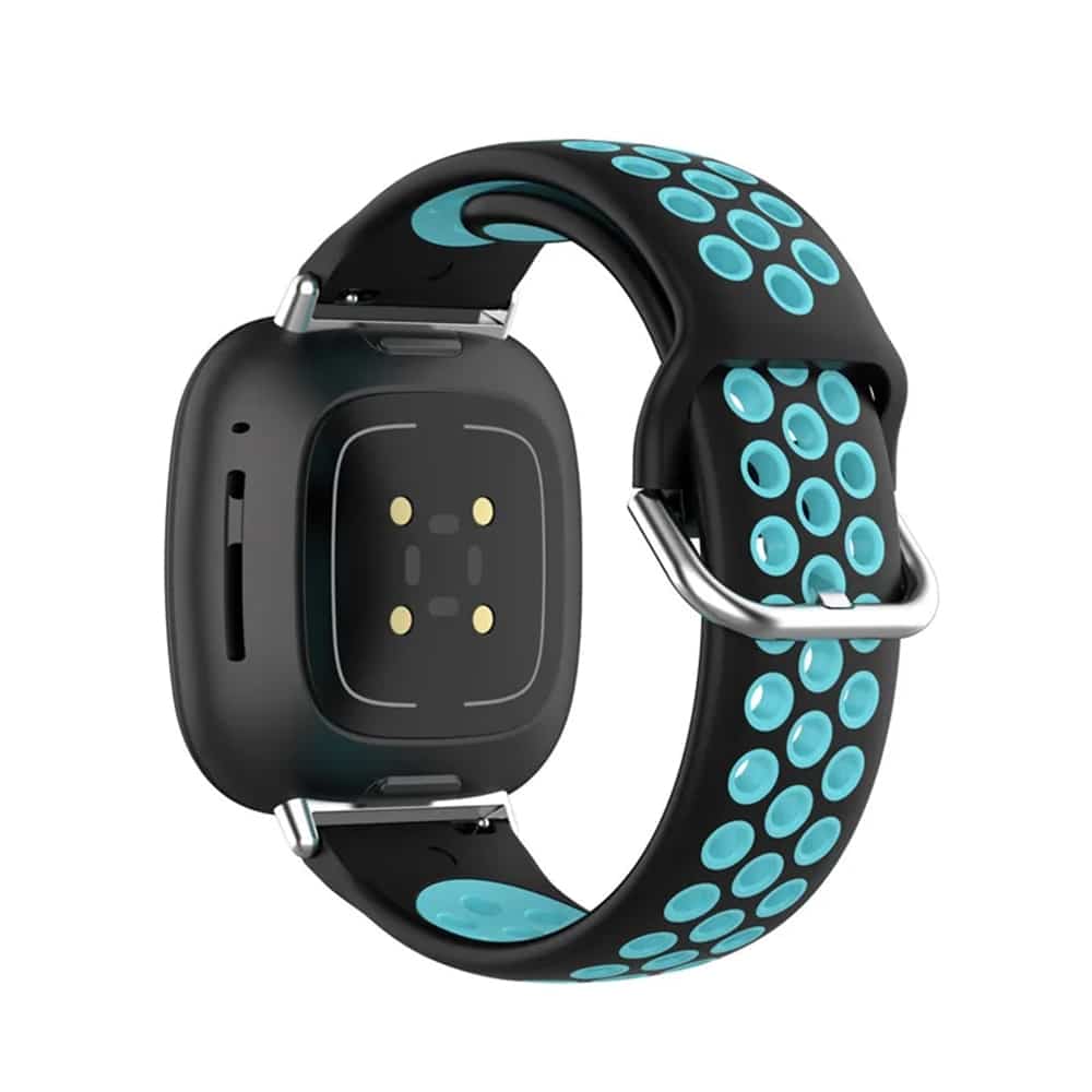 Montre Connectée : Bracelet de sport en silicone pour montre connectée Fitbit Sense