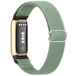 Bracelet élastique en nylon pour montre connectée Fitbit Luxe