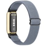 Bracelet élastique en nylon pour montre connectée Fitbit Luxe