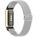 Bracelet élastique en nylon pour montre connectée Fitbit Luxe