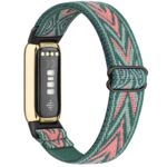 Bracelet élastique en nylon pour montre connectée Fitbit Luxe