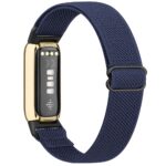 Bracelet élastique en nylon pour montre connectée Fitbit Luxe