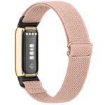 Bracelet élastique en nylon pour montre connectée Fitbit Luxe