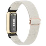 Bracelet élastique en nylon pour montre connectée Fitbit Luxe