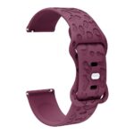 Bracelet en silicone léopard gravé pour montre connectée Amazfit Bip 5