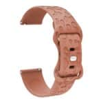 Bracelet en silicone léopard gravé pour montre connectée Amazfit Bip 5