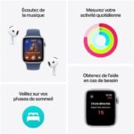 Apple Apple Watch SE (2ᵉ génération) 40 mm Minuit