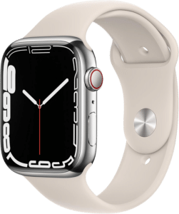 Apple Apple Watch Series 7 (GPS + Cellulaire) 45mm Argent