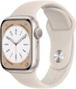 Apple Apple Watch Series 8 (GPS, 41mm) Lumière stellaire