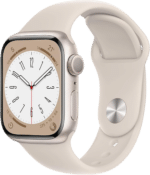 Apple Apple Watch Series 8 (GPS, 41mm) Lumière stellaire