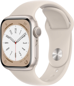 Apple Apple Watch Series 8 (GPS, 41mm) Lumière stellaire