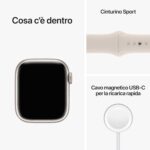 Apple Apple Watch Series 8 (GPS, 41mm) Lumière stellaire