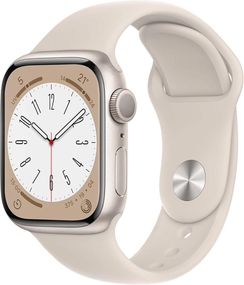 Apple Apple Watch Series 8 (GPS, 41mm) Lumière stellaire