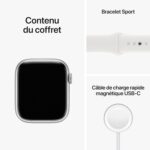 Apple Apple Watch Series 8 GPS + Cellular 45mm Argent