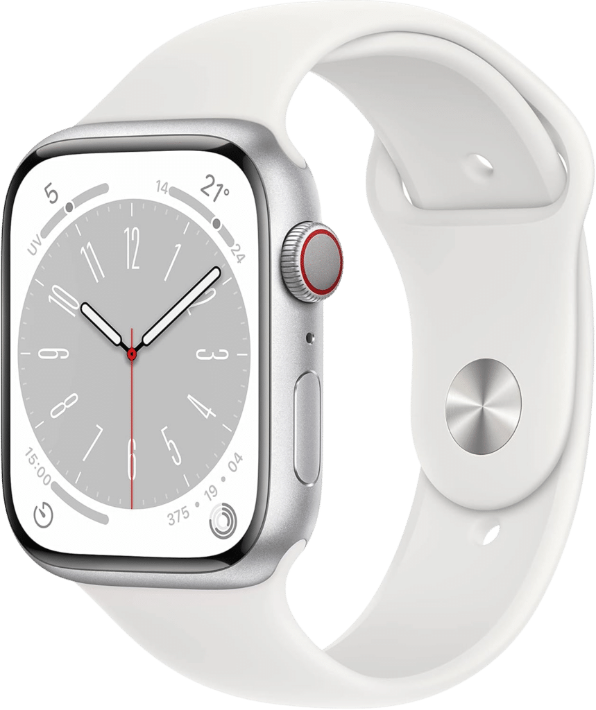 Apple Watch Series 8 GPS + Cellular 45mm Argent