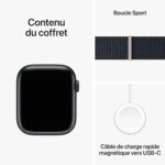 Apple Apple Watch Series 9 45mm GPS + Cellular Minuit