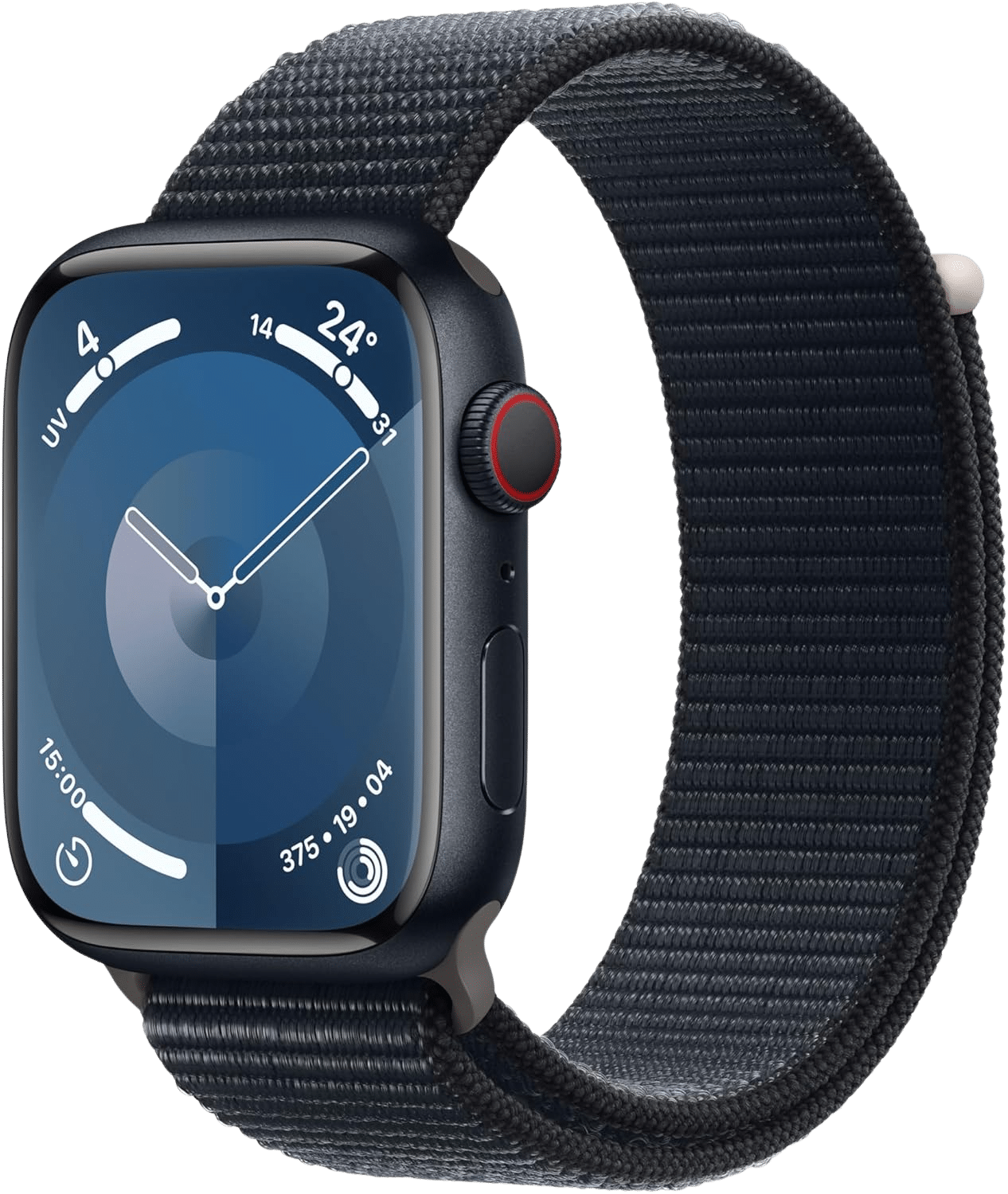 Montre Connectée : Apple Watch Series 9 45mm GPS + Cellular Minuit