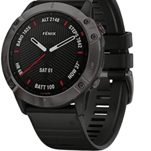 Garmin Fenix 6X Sapphire Noir/Gris