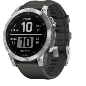 Garmin Fenix 7 Silver avec Bracelet Gris