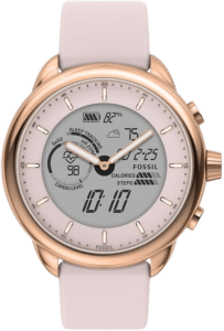 Fossil Gen 6 Wellness Edition Hybrid Noir, Argent, Or rose