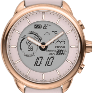 Fossil Gen 6 Wellness Edition Hybrid Noir, Argent, Or rose