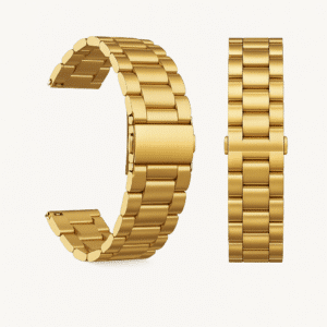 Bracelet Métal en acier inoxydable pour montre connectée acier or