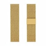 Bracelet magnétique maille métal montre connectée - or