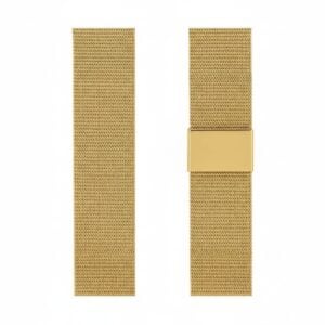 Bracelet magnétique maille métal montre connectée - or