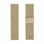 Bracelet magnétique maille métal montre connectée - or retro