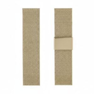 Bracelet magnétique maille métal montre connectée - or retro