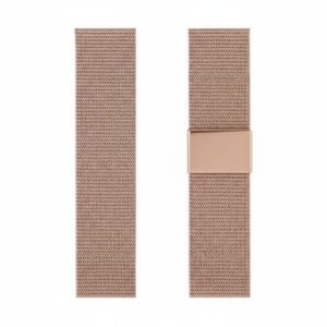 Bracelet magnétique maille métal montre connectée - or rose