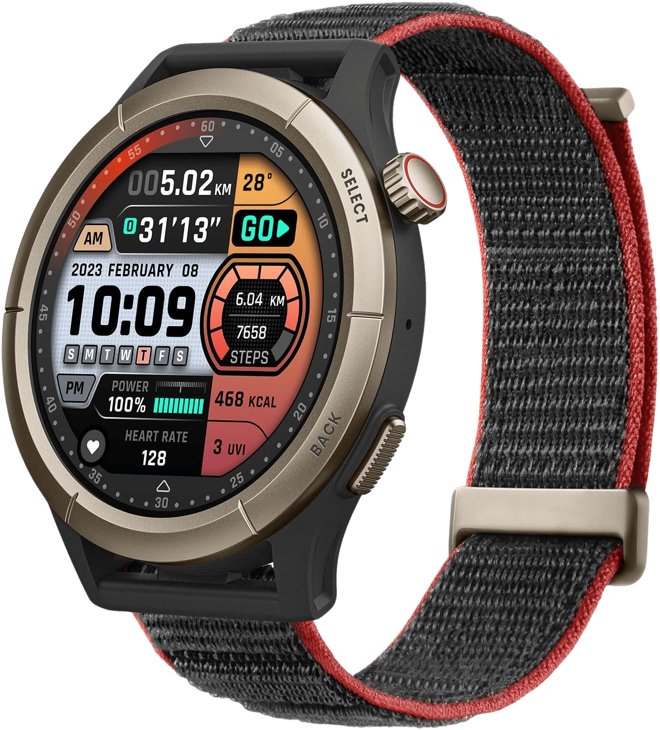 Montre Connectée : Amazfit Cheetah Pro 47mm Noir