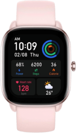 Amazfit GTS 4 Mini Noir, Blanc, Rose, Bleu