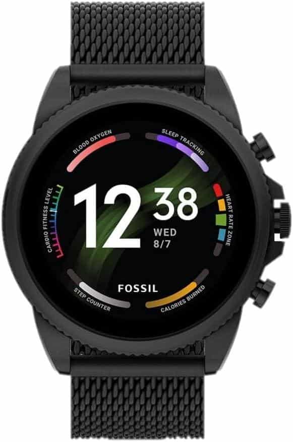 Montre Connectée : Fossil Smartwatch Gen 6 44mm Noir