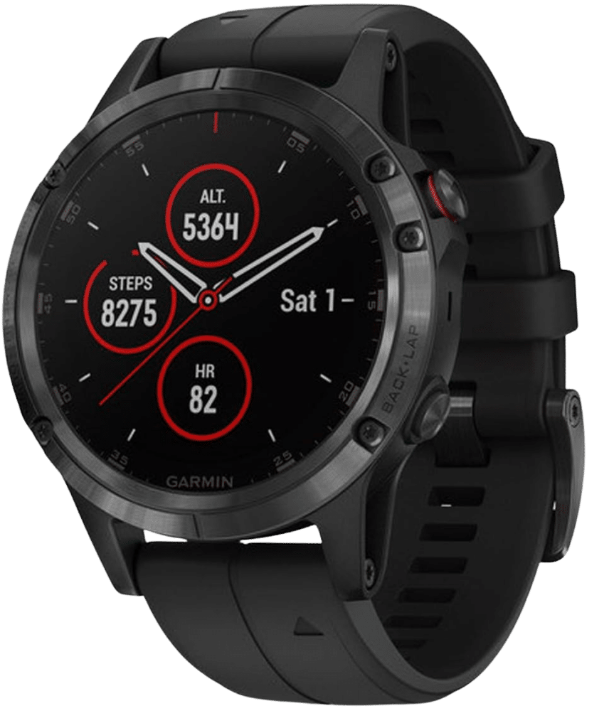 Garmin Fenix 5 Plus, Sapphire 47mm Noir