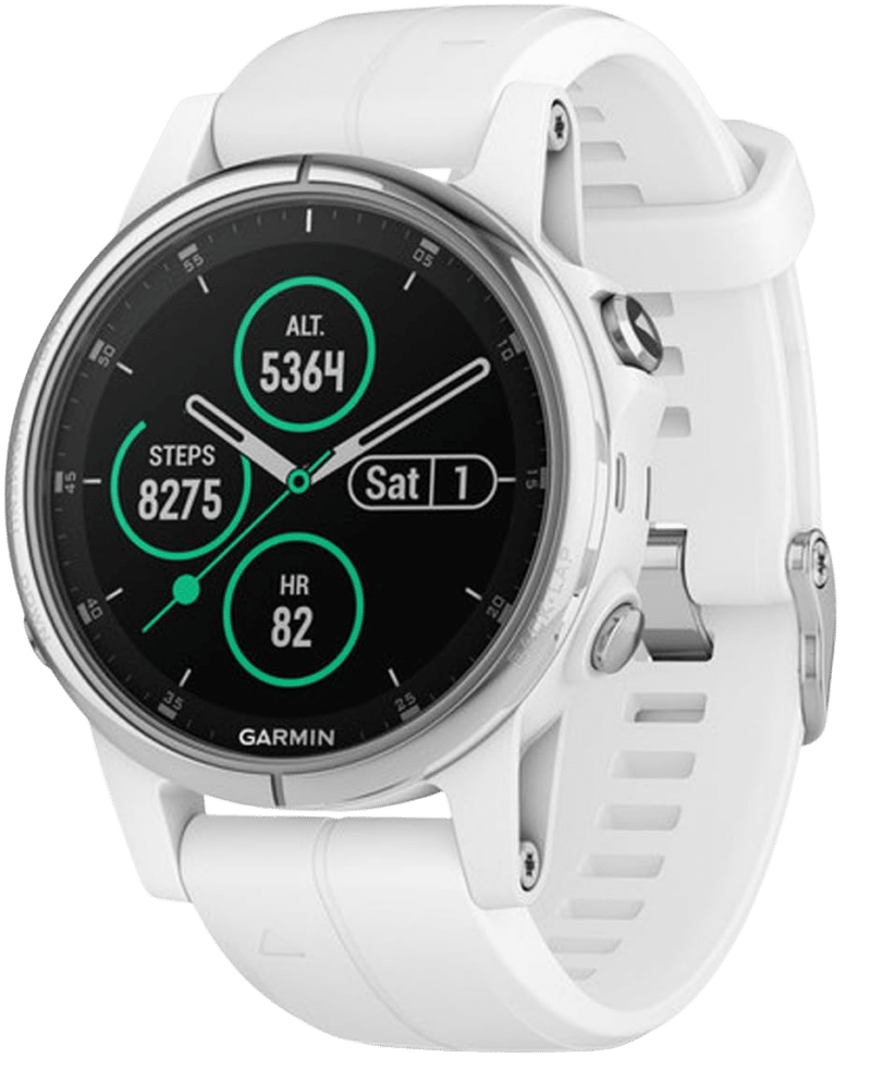 Garmin Fenix 5S Plus 42mm Noir, Blanc, Rose Gold