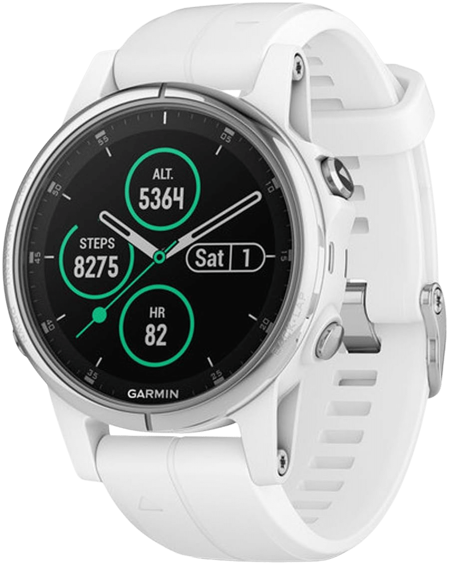 Montre Connectée : Garmin Fenix 5S Plus 42mm Blanc