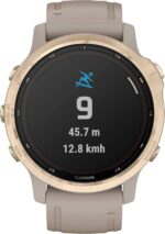 Garmin Fenix 6S Pro Solar 42mm Beige, Doré