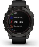 Garmin Fenix 7 Solar Sapphire 47mm Gris ardoise/Noir