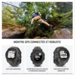 Garmin Instinct E 40mm Noir, Gris Charbon