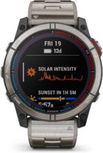 Garmin Quatix 7X Sapphire Solar Titan 51mm Gris