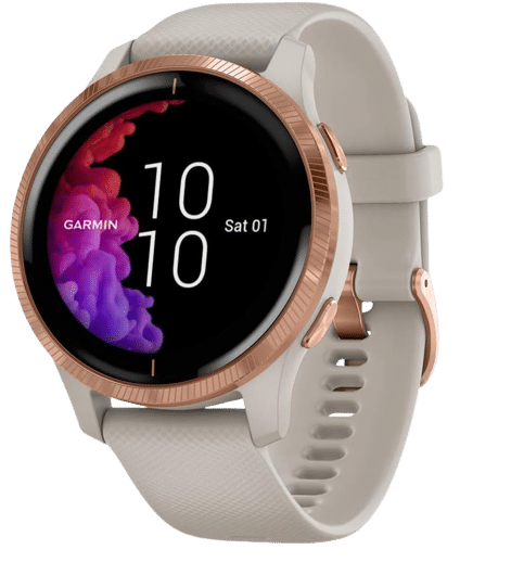 Montre Connectée : Garmin Venu AMOLED 43mm Or rose