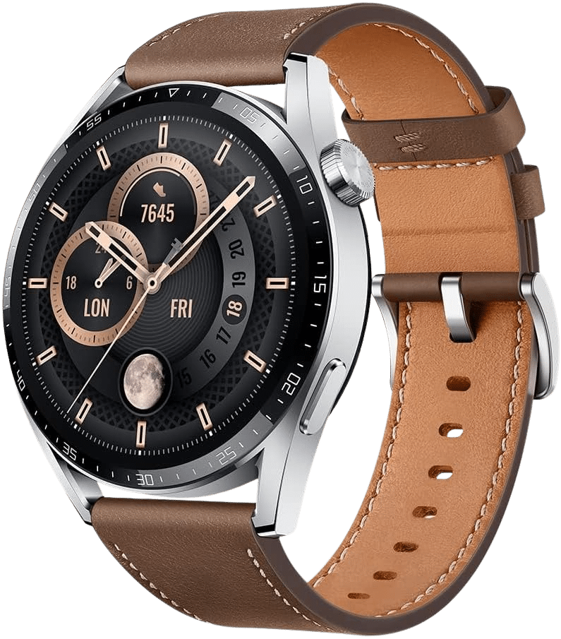 Montre Connectée : HUAWEI Watch GT 3 46mm Marron