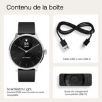 Withings ScanWatch Light 38mm Noir, Blanc