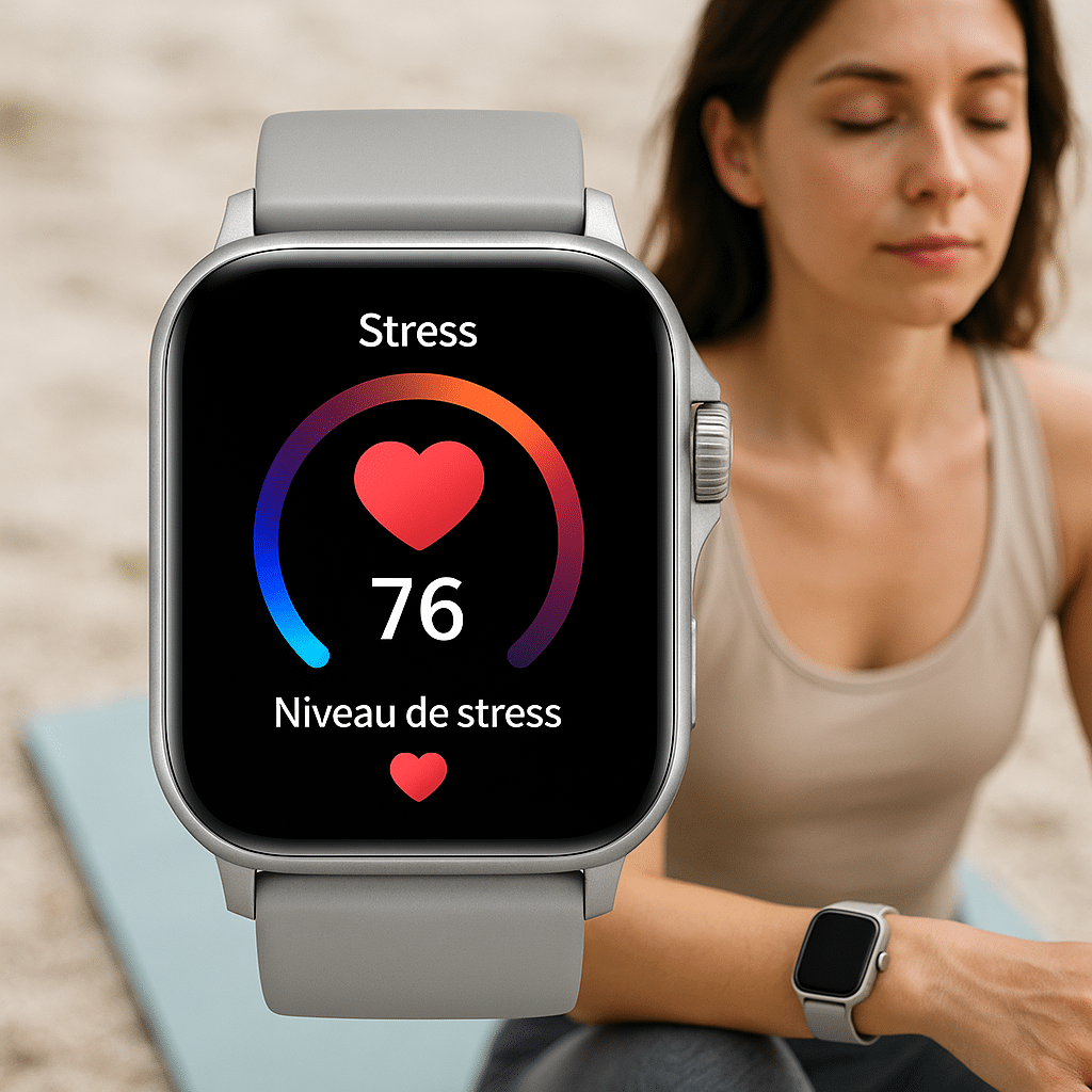 Montre connectée surveillance stress