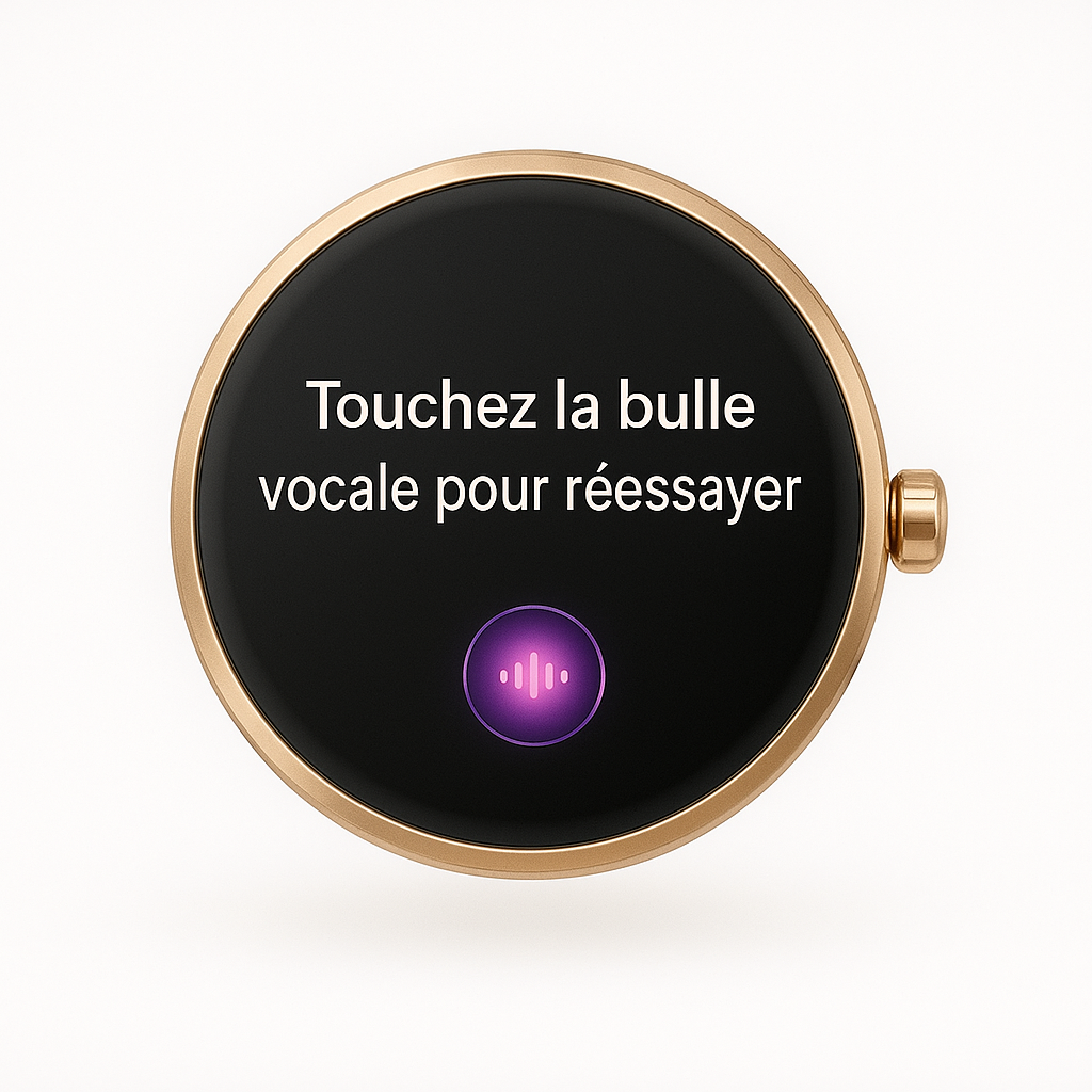 smartwatch assistant vocal