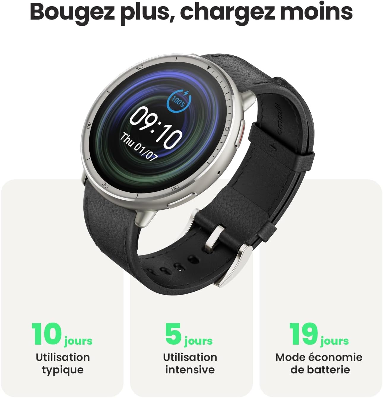 Amazfit Active 2 44mm Noir