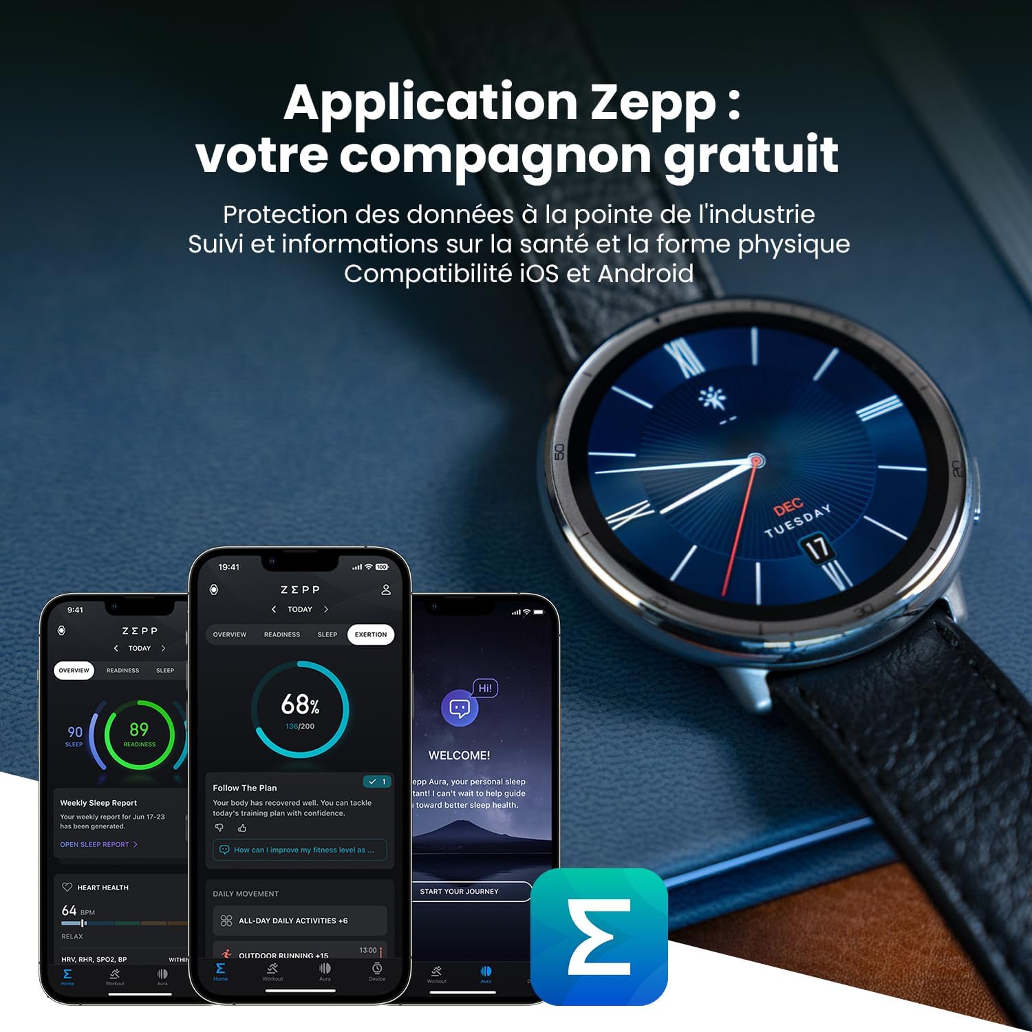 Amazfit Active 2 44mm Noir